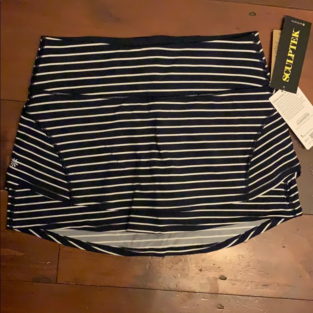Athleta Stripe Stealth Skort NWT